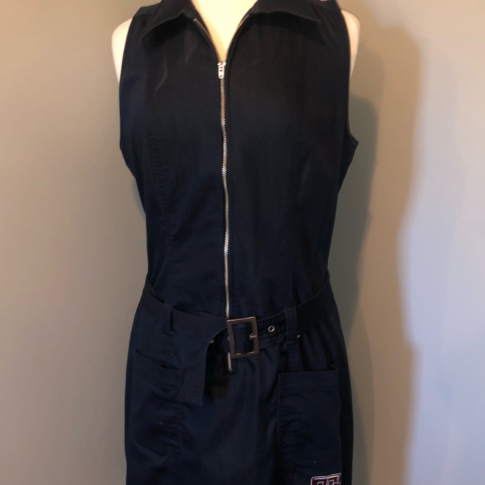 Texas A&M chambray dress with belt